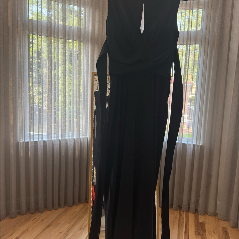 Halston Heritage Black Maxi Dress